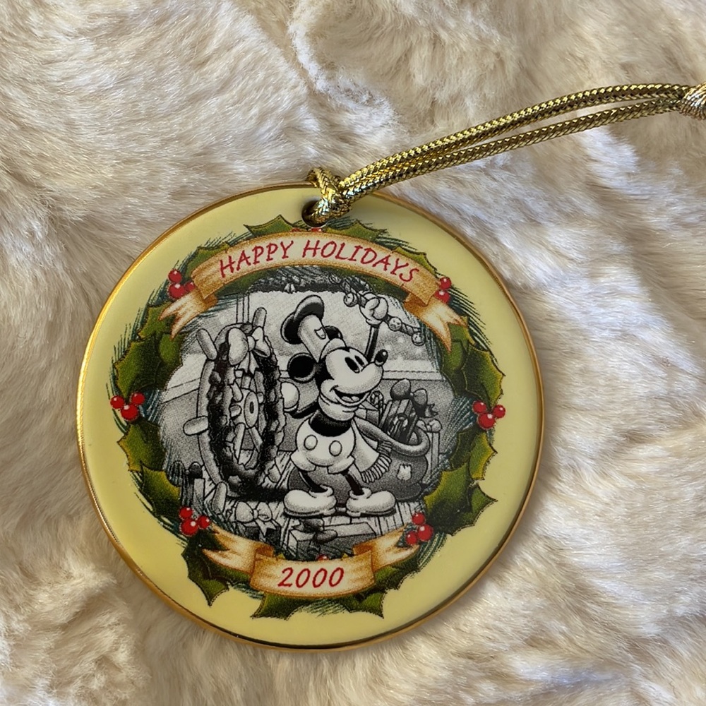 New! Steamboat Willie Collector’s Ornament